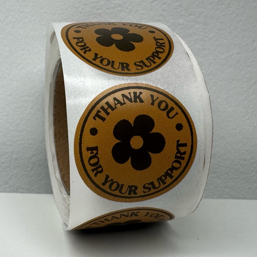 Thank you for your support | shipping supplies NWT 1in round - Picture 9 of 10